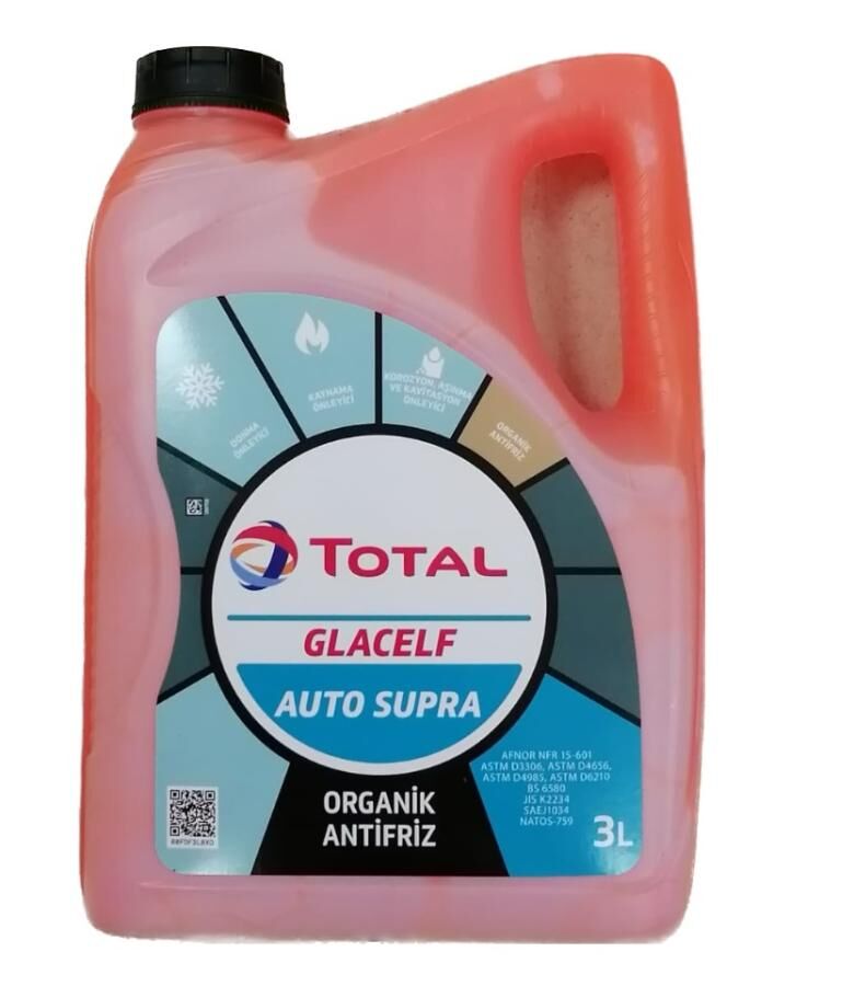 Antifriz Kırmızı 3 Lt Total Glacelf Auto Supra Organik